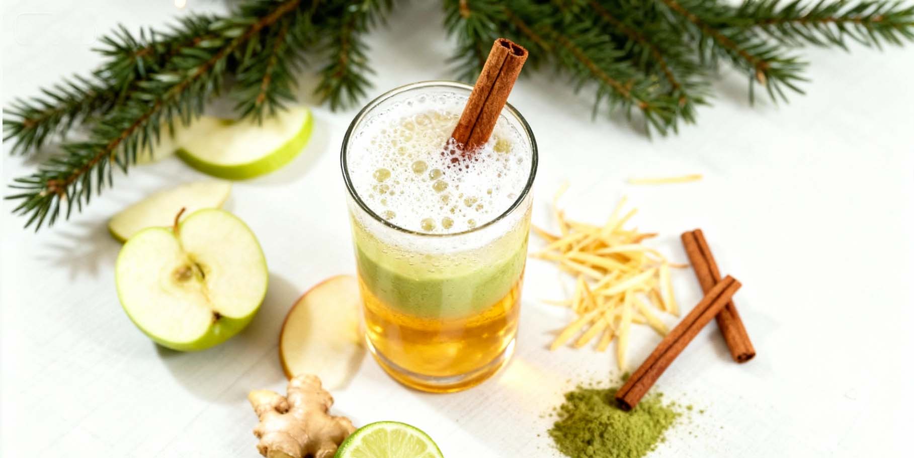 AMULYN Matcha Apple Ginger Fizz