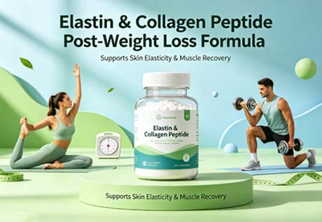 AMULYN Elastin Collagen Peptide Post-Weight Loss Formulas
