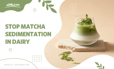 Solving the problem of Matcha sedimentation in dairy products: Formulation and processing guidelines