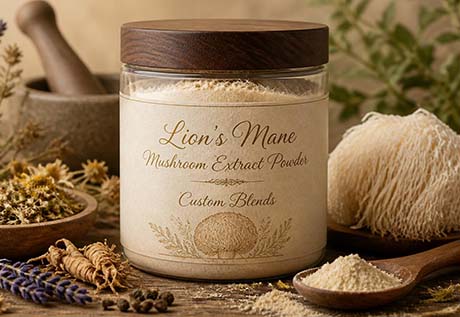 AMULYN Lion's Mane Mushroom Powder For Custom Blends