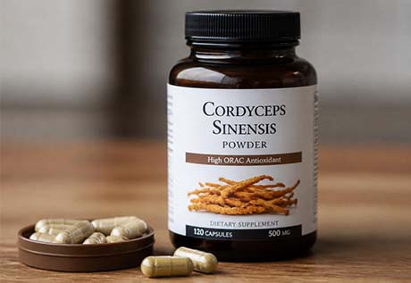 AMULYN Cordyceps Sinensis Powder For High-ORAC Antioxidant Capsules