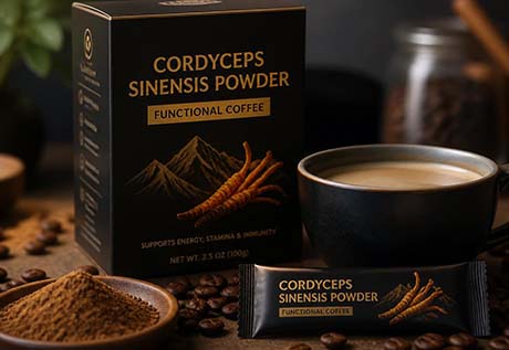 AMULYN Cordyceps Sinensis Powder For Functional Coffee