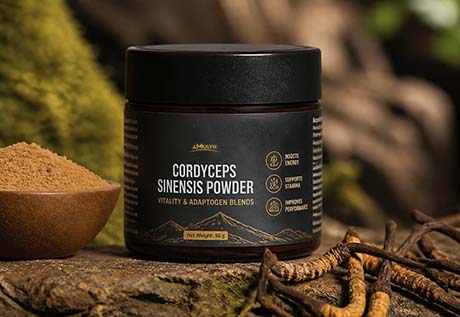 AMULYN Cordyceps Sinensis Powder For Vitality & Adaptogen Blends