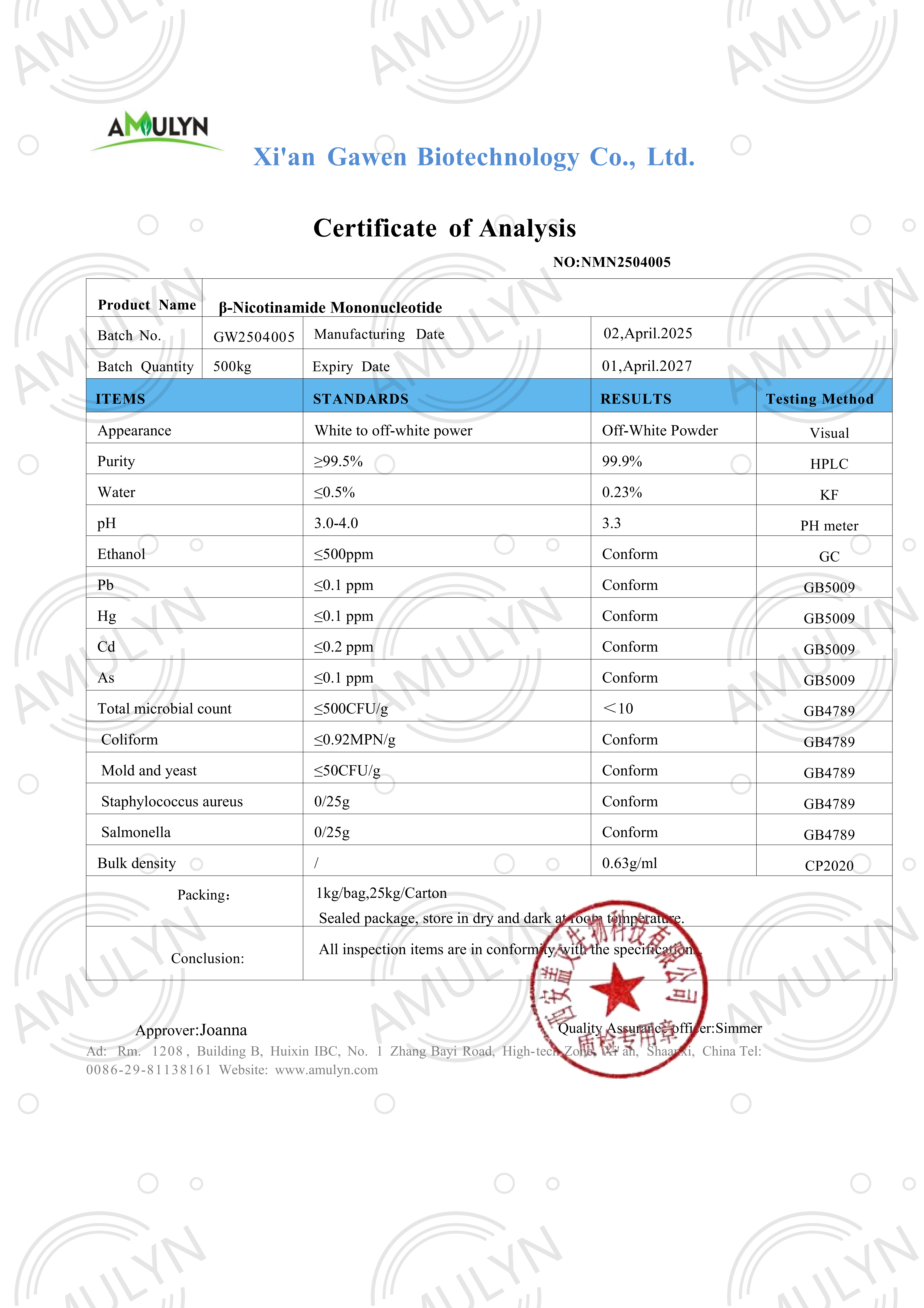 AMULYN-Nicotinamide-Mononucleotide-COA