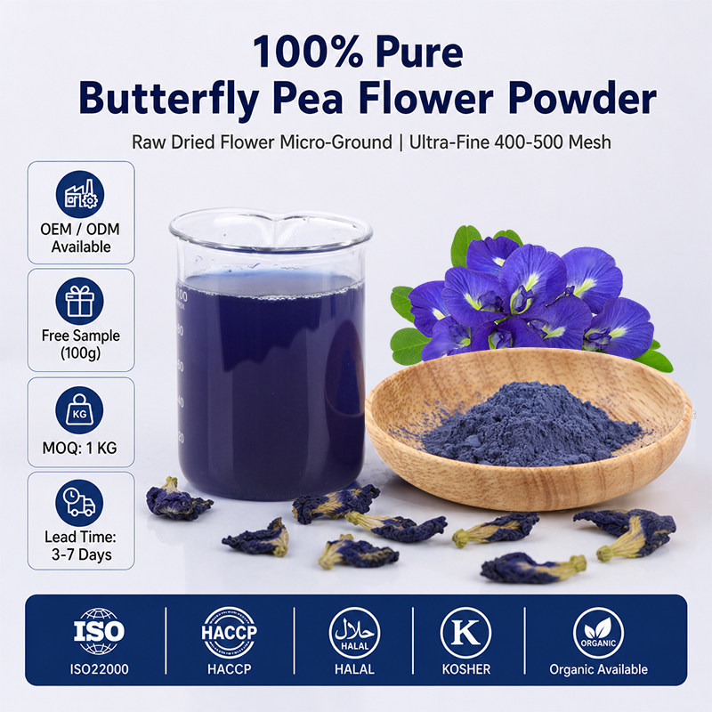 Butterfly Pea Flower Powder & Water-Soluble Juice Powder